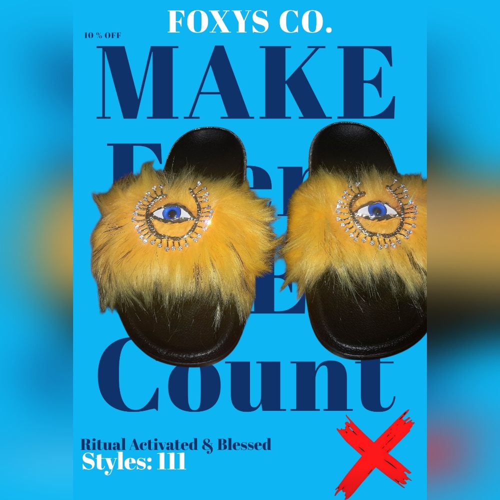 Every Step Counts - Yellow With Black Tips Ritual Manifesting & Protection Acti